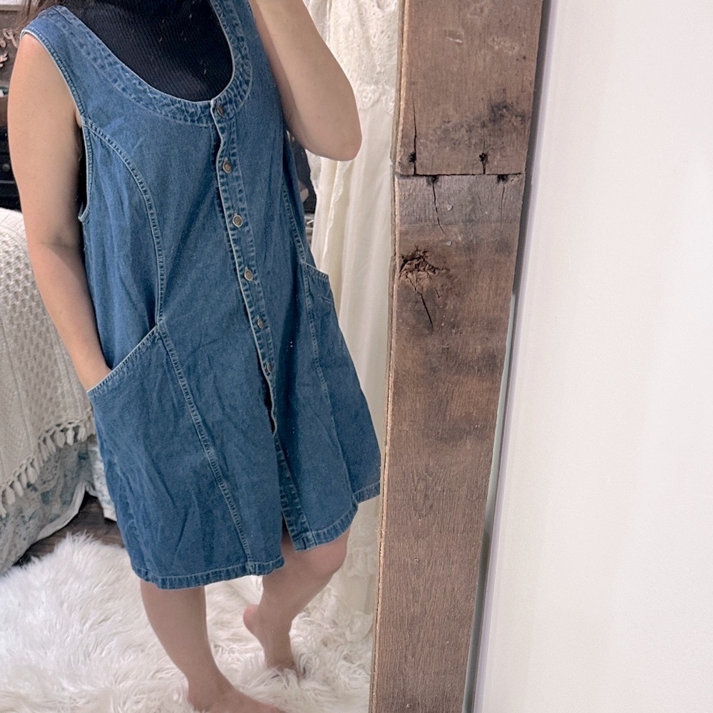 Vintage Blue Denim Dress